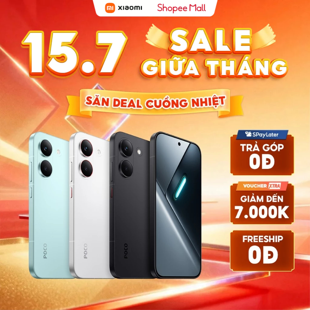 Điện thoại XIAOMI POCO X8 Pro (8+256GB | 8+512GB | 12+512GB) | Màn 6.59" 1,5K 120Hz - Bảo Hành 18 Th