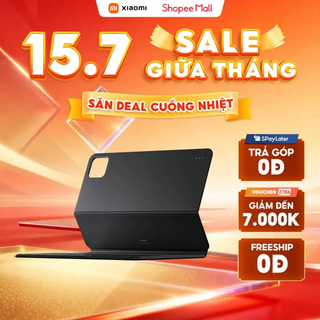Bàn Phím Xiaomi Smart Keyboard Cho Xiaomi Pad 7 / Pad 7 Pro Black