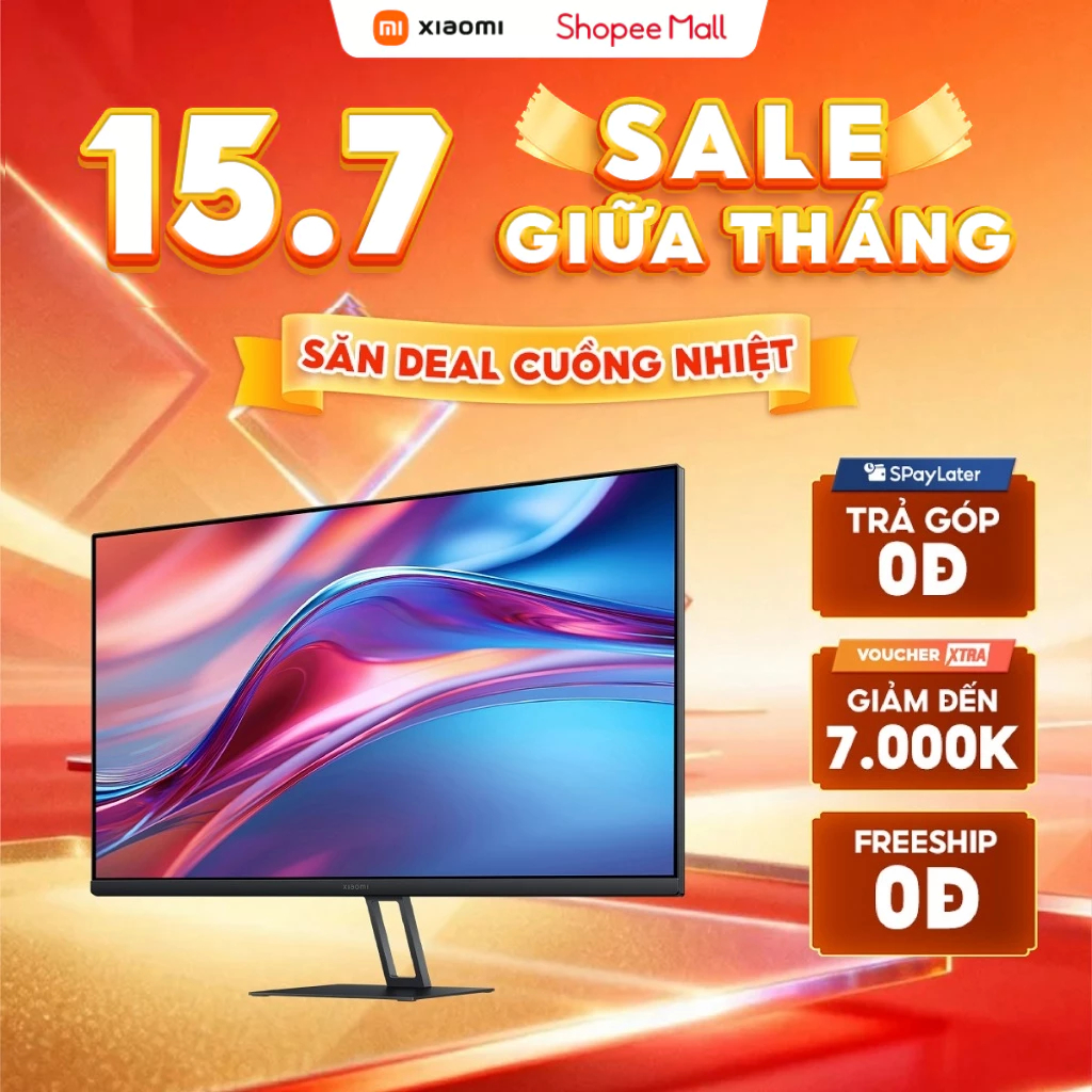 Màn Hình Máy Tính Xiaomi 2K Monitor A27Qi 2025 EU - Phiên Bản Quốc Tế, Bảo Hành 36 Tháng