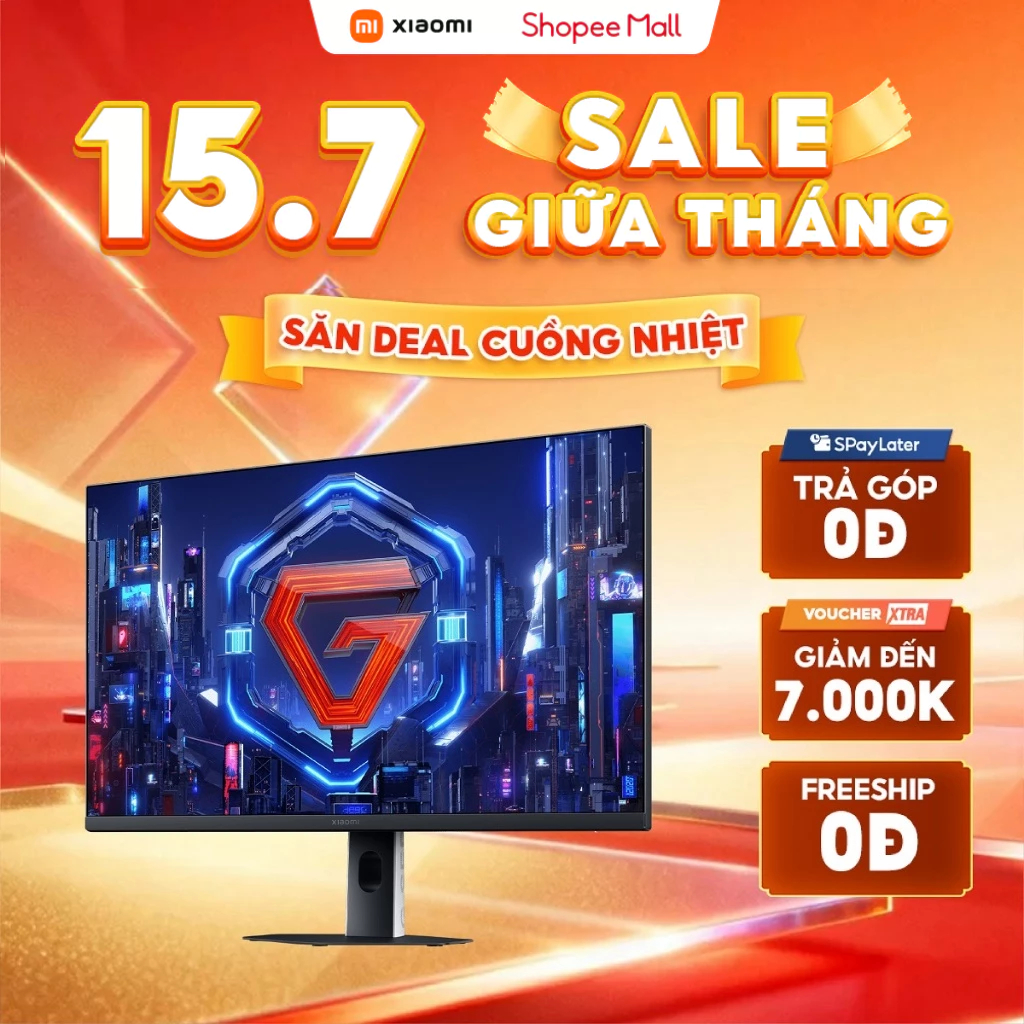 Màn Hình Gaming Xiaomi 2k Gaming Monitor G27Qi 2026 | Độ phân giải 2K | Tần Số Quét 200Hz | Phản Hồi
