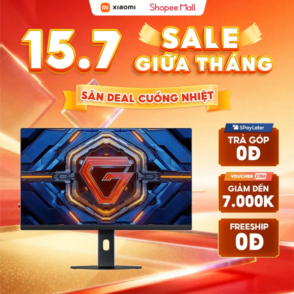 [NEW] Màn Hình Gaming Xiaomi Gaming Monitor G27i 2026 (FHD/IPS/200Hz/1ms) – Phiên Bản Quốc Tế