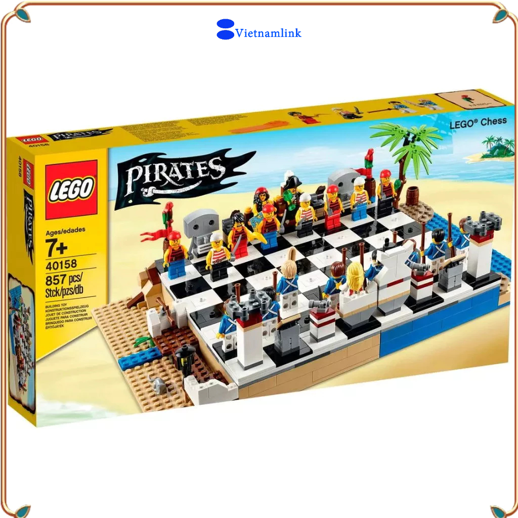 LE GO 40158 PIRATES Bộ cờ biển Sailing Pirates Chess Set Hàng mới, chính hãng 100%