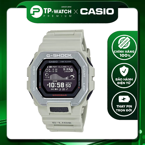 Đồng Hồ Nam Dây Nhựa Casio G-Shock GBX-100-8DR Bluetooth - Đo Thủy Triều | G-Shock GBX-100-8 G-Lide