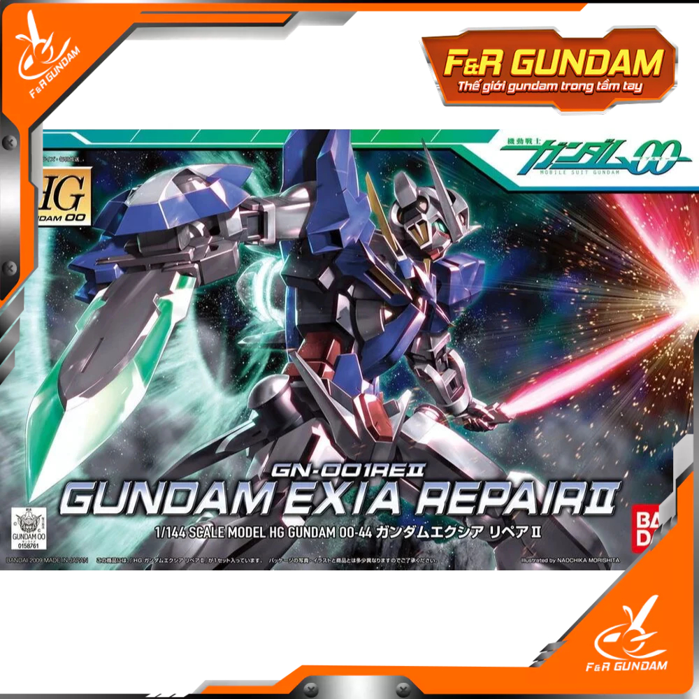 Mô Hình Lắp Ráp Gundam Bandai HG 1/144 Exia Repair 2 II Chính Hãng