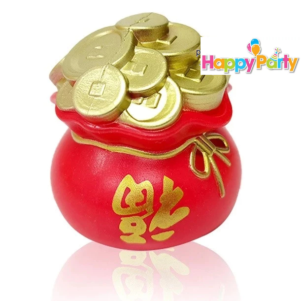 [5 CHIẾC] HŨ VÀNG MINI trang trí tháp oản_ nhũ vàng nhựa trang trí tháp nước_ hũ vàng nhựa trang trí