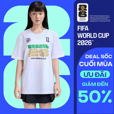 [GIÁ SỐC]Áo thun Tshirt nam nữ Cotton Compact World Cup Brazil Edition 26, Áo cổ vũ đội tuyển Brazil thoáng khí