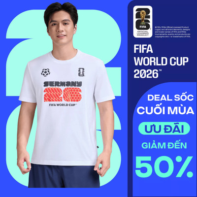 [GIÁ SỐC]Áo thun Tshirt nam nữ Cotton Compact World Cup Germany Edition 26, Áo cổ vũ đội tuyển Đức thoáng khí
