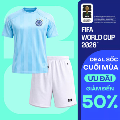 [GIÁ SỐC]Set đồ thể thao World Cup Áo thun ProActive Quần short basic Exdry Performance bóng đá COOLMATE