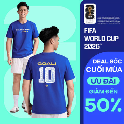 [GIÁ SỐC]Áo thun Tshirt nam nữ unisex Cotton Compact World Cup - MS10, Áo cổ vũ đội tuyển đá bóng Argentina COOLMATE