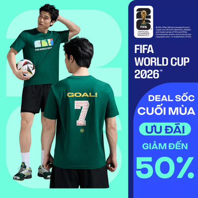 [GIÁ SỐC][MỚI]Áo thun Tshirt nam nữ unisex Cotton Compact World Cup - CR7, Áo cổ vũ đội tuyển đá bóng