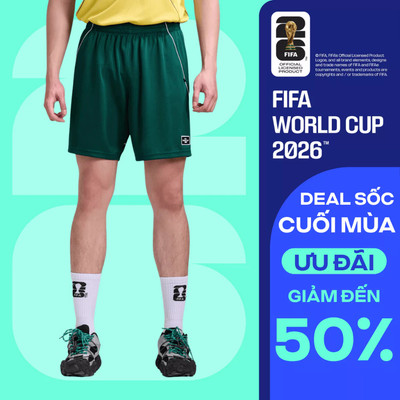 [GIÁ SỐC]Quần shorts thể thao bóng đá nam phối line Exdry Peformance World Cup thoáng khí, thấm hút tốt COOLMATE