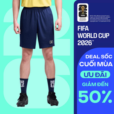 [GIÁ SỐC]Quần shorts thể thao bóng đá nam Exdry ProActive World Cup thoáng khí, thấm hút tốt COOLMATE