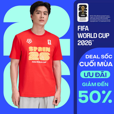 [GIÁ SỐC]Áo thun Tshirt nam nữ Cotton Compact World Cup Spain Edition 26, Áo cổ vũ đội tuyển Tây Ban Nha