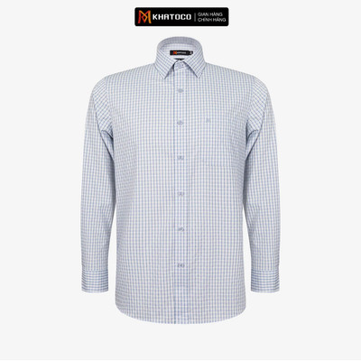 Áo sơ mi nam KHATOCO Tailor Fit dài tay mã A1MD538T1-CNCR 109-2803-D