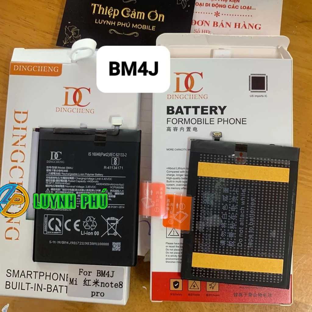 Pin Red mi note 8 pro/ BM4J 4400mAh(ảnh thật)