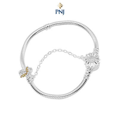 Lắc tay charm Bạc đính đá PNJSilver XMXMW060129