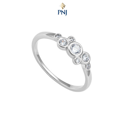 Nhẫn Bạc đính đá STYLE By PNJ XMXMW060406