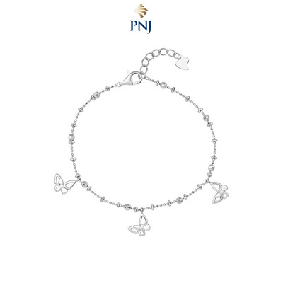 Lắc tay Bạc đính đá PNJSilver hình bướm XMXMW060385