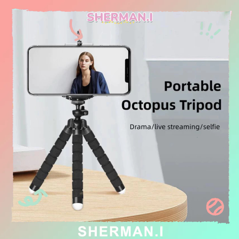Giá đỡ điện thoại Octopus đa năng Tripod selfie mini thông minh