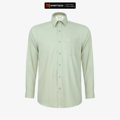 Áo sơ mi nam KHATOCO Tailor Fit dài tay mã A1MD360T1-CNXL 125-2804-D