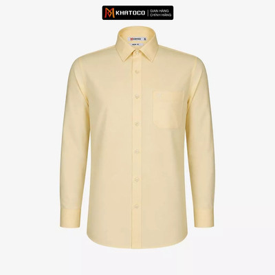 Áo sơ mi nam KHATOCO Tailor Fit dài tay mã A1MD360T1-CNVA 444-2804-D