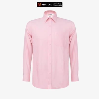 Áo sơ mi nam KHATOCO Tailor Fit dài tay mã A1MD360T1-CNHO 126-2804-D