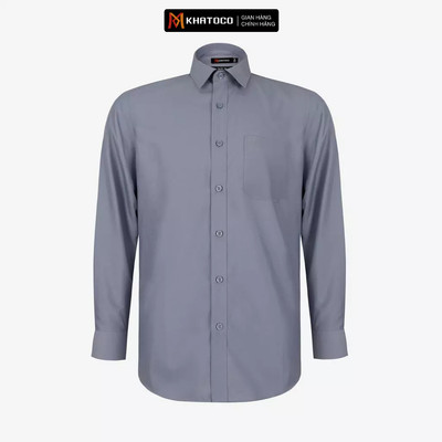 Áo sơ mi nam KHATOCO Tailor Fit dài tay mã A1MD360T1-CNXM 634-2804-D