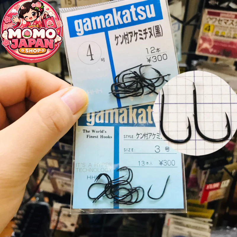 Lưỡi GAMAKATSU AKEMI CHINU SỐ 1/2/3/4 ngạnh