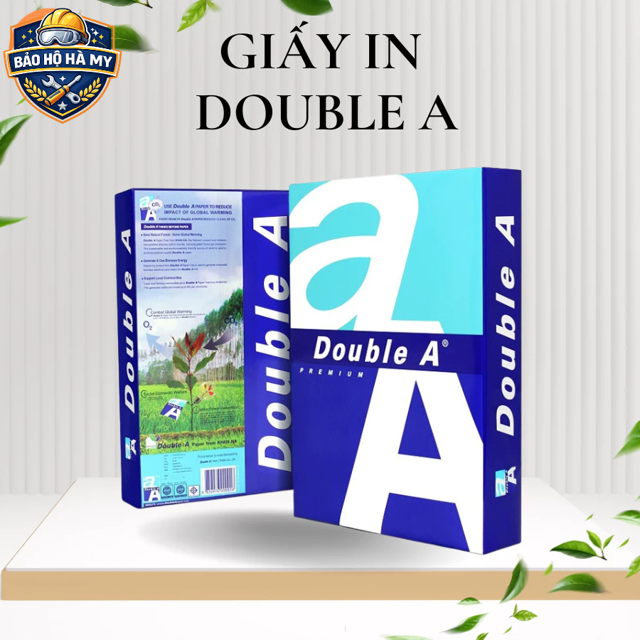 Giấy In Double A A4/A5 80gsm, 500 Tờ/Ram, Giấy Photo Cao Cấp, Xuất Xứ Thái Lan – Hàng Chính Hãng
