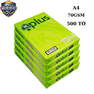 Giấy in, giấy photo IK plus A4 ĐL 80gsm, 70gsm(500 tờ/1 ram ), Giấy bám mực tốt _ Hàng nhập khẩu