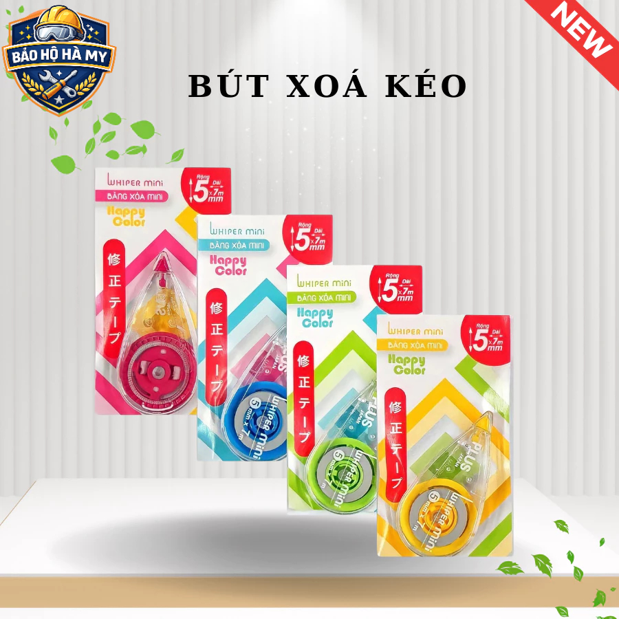 Bút Xóa kéo plus lớn - Mini, đủ màu sắc - Chính hãng