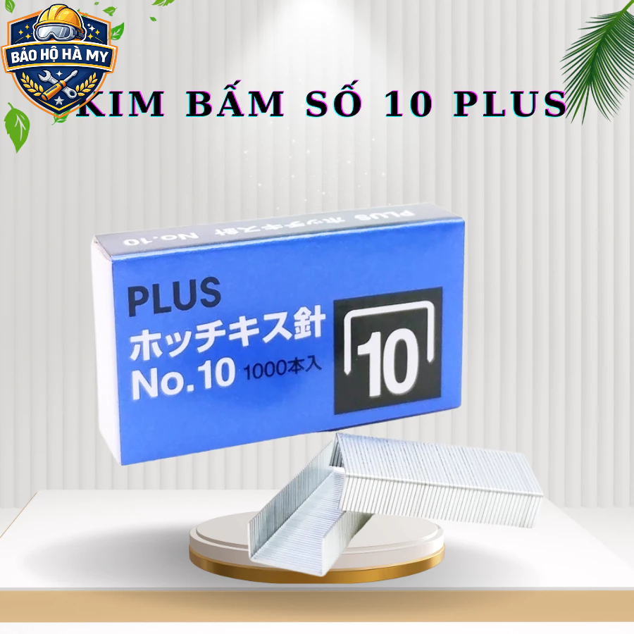 (COMBO 10 Hộp) Kim Bấm Số 10 Plus, Phù Hợp Mọi Loại Máy Bấm Số 10 văn Phòng & Học