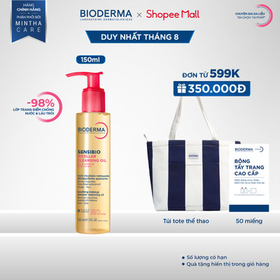 Dầu tẩy trang & làm sạch Bioderma Sensibio Micellar cleansing oil - 150ml