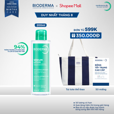 Dung dịch cân bằng da Bioderma Sebium Lotion - 200ml