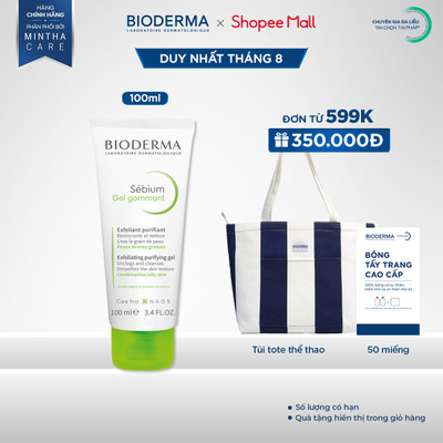 Gel làm sạch và loại bỏ nhẹ nhàng tế bào chết Bioderma Sebium Gommant 75ml