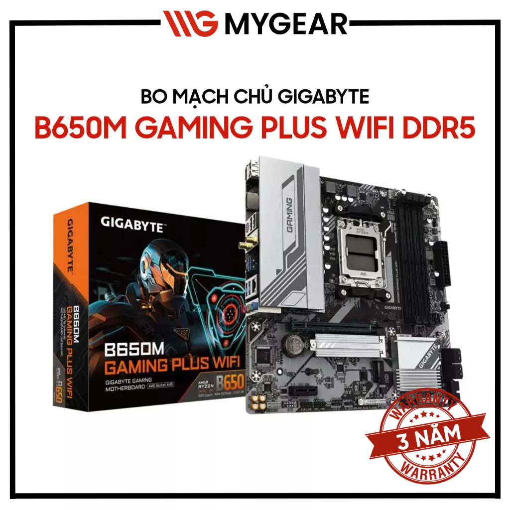 Mainboard Gigabyte B650M GAMING PLUS WIFI AM5 DDR5