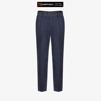 Quần tây nam KHATOCO Regular Fit có ly mã Q1M498R1-CNXM 118-2804-1