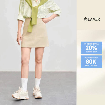 Chân Váy VIEN TRAN Cạp Cao Túi Cơi Trang Trí V62R23Q006