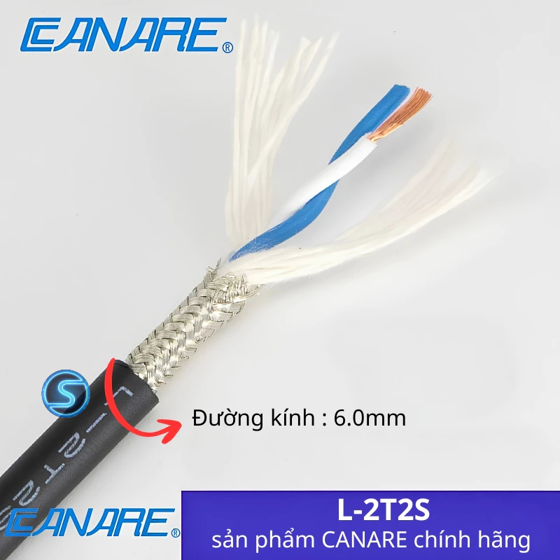 [Chính Hãng] Dây tín hiệu Canare L2T2S ( Giá 1M )