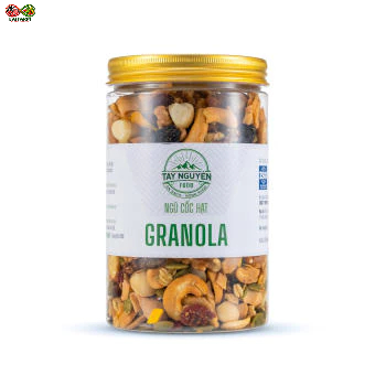 [Laifarm] Ngũ cốc Granola sấy mật ong không đường Tây Nguyên Food – Việt Nam 300g, 400g, 500g