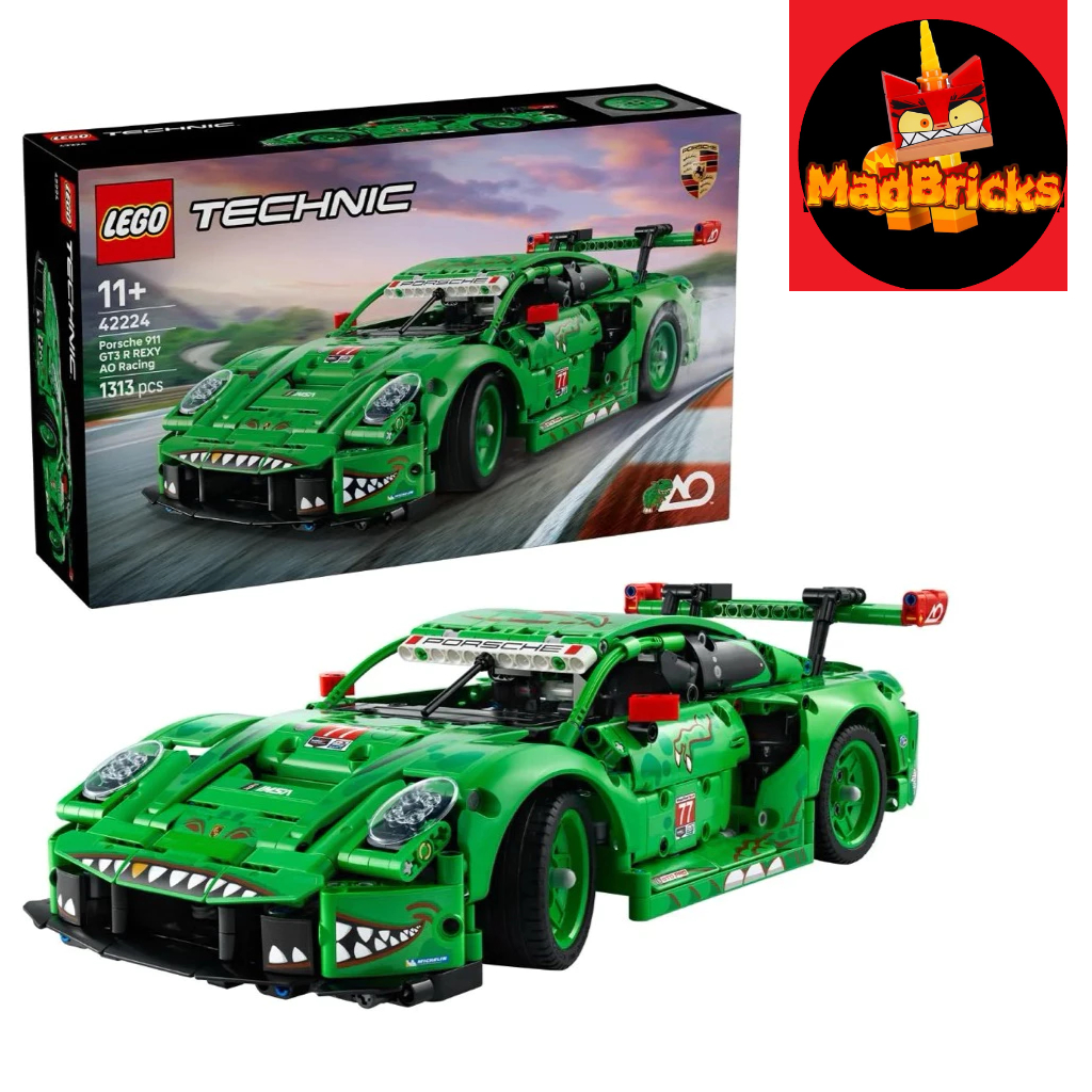(HÀNG CÓ SẴN ) LEGO TECHNIC Porsche 911 GT3 R REXY AO Racing Car 42224