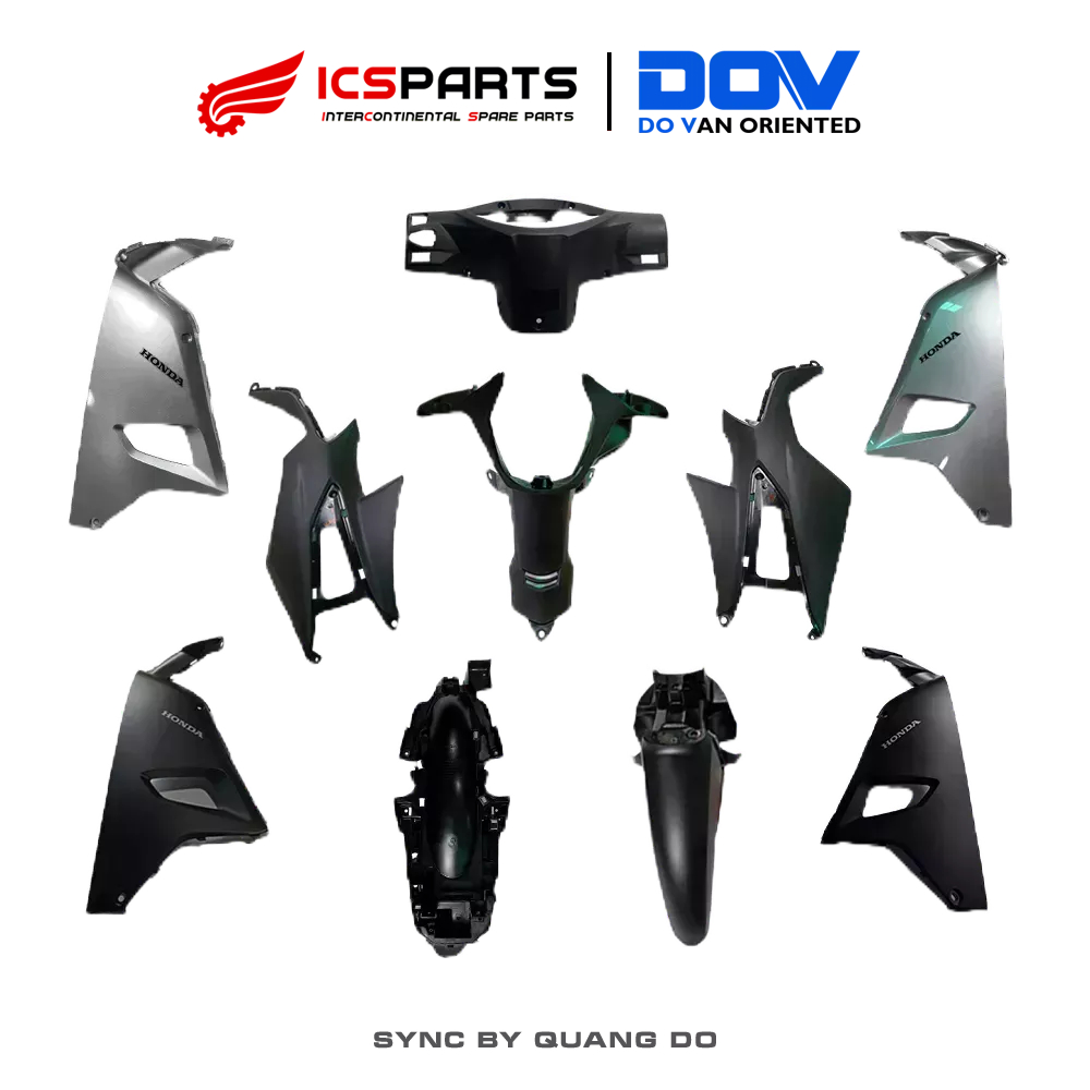 Full Dàn Nhựa Nhám (Dàn áo) HONDA Wave A 110 2017-2024 (Tuỳ Chọn Chi Tiết)