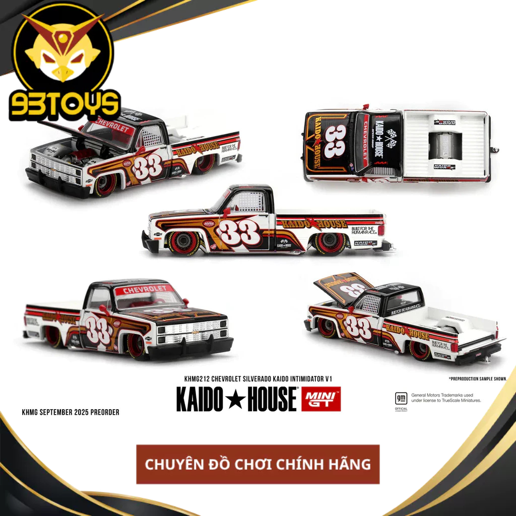 MÔ HÌNH XE Kaido House KHMG212 Chevrolet Silverado KAIDO Intimidator V1
