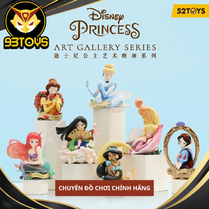 MÔ HÌNH BLINDBOX Disney Princess Art Gallery (ĐỌC KỸ MÔ TẢ)