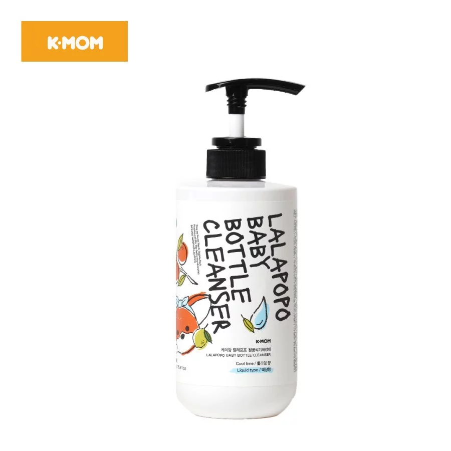 Gel rửa bình thuần chay K-mom Lalapopo Hàn Quốc chai 500ml