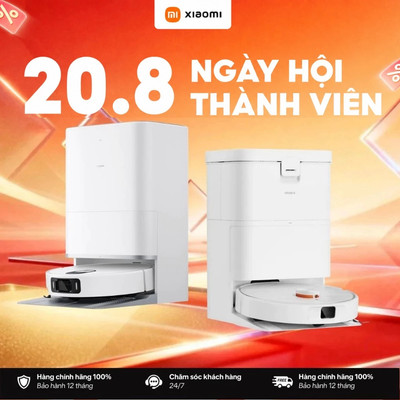 Robot Hút Bụi Lau Nhà 2in1 Xiaomi Robot Vacuum 5, 5 PRO,H50, H50 PRO | Phiên Bản Quốc Tế, Bảo Hành 24 Tháng