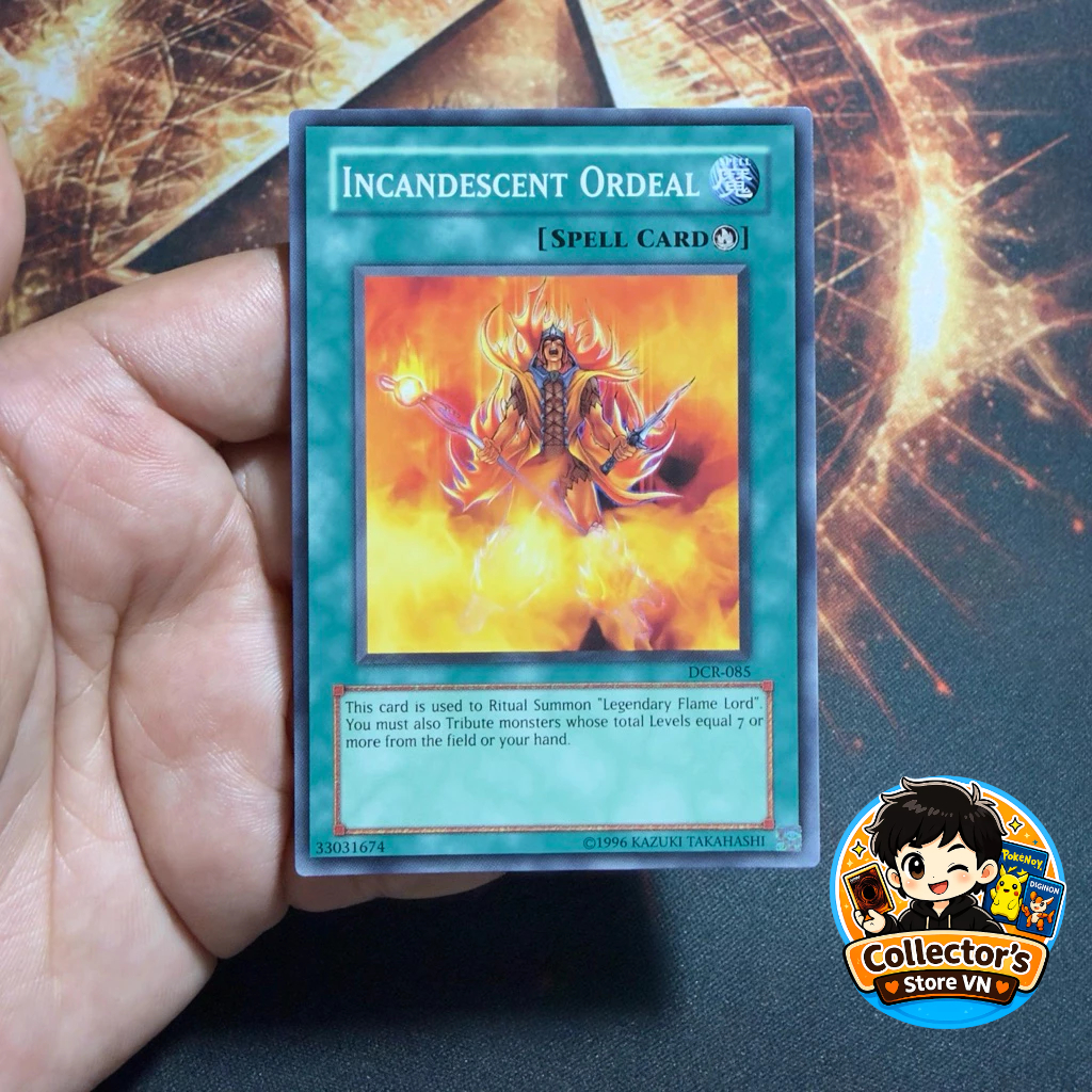 Yugioh Card (Unli) - DCR-085: Incandescent Ordeal; Common