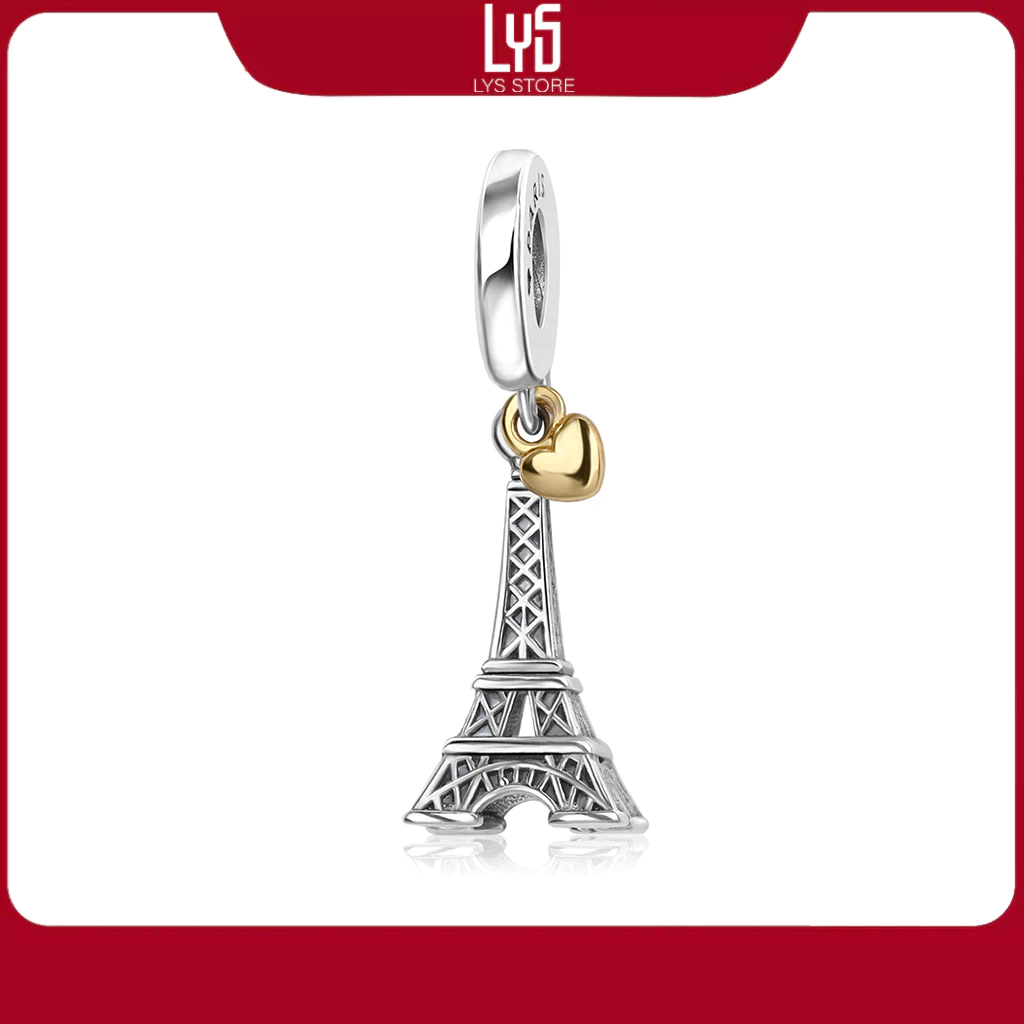 Charm Bạc Lys Paris Eiffel Tower Tháp Eiffel 1480 - Charm Bạc S925 cao cấp