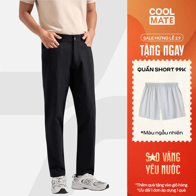 [TẶNG QUẦN 99K]Quần dài kaki ECC Pants giữ form dáng trong mọi hoạt động, quần đi làm đi chơi dạo phố Coolmate
