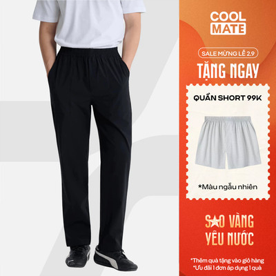 [TẶNG QUẦN 99K]Quần dài nam ECC Ripstop Pants trượt nước chống bám bụi, quần đi làm đi chơi dạo phố Coolmate